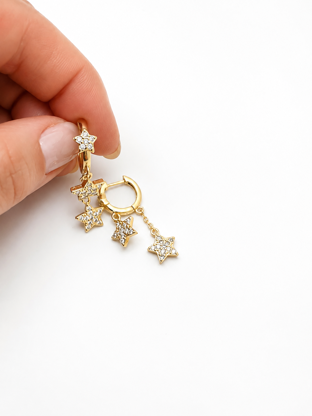 Zirconia Huggie Hoop 